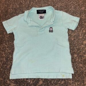 Turquoise kids polo